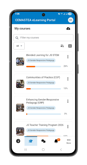 CEMASTEA eLearning App Screenshot 3