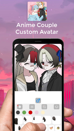 Anime Couple - Makeup Avatar Screenshot 3