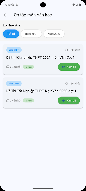Vshoo - Ôn Thi THPT Quốc gia Screenshot 2