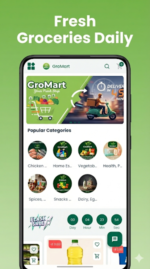 GroMart Kls |Grocery in 45 Min Screenshot 0