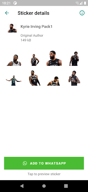 Kyrie Irving Stickers Screenshot 2