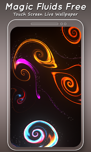 Magic Fluids Free : Touch Screen Live Wallpaper Screenshot 2