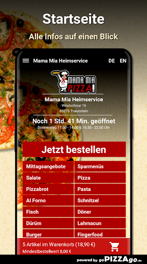 Mama Mia Heimservice Traunstei Screenshot 1