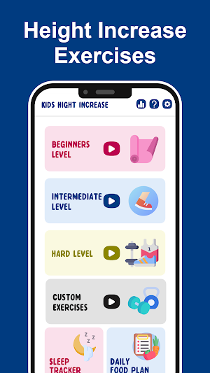 Kids Height Increase Exercises Screenshot 0