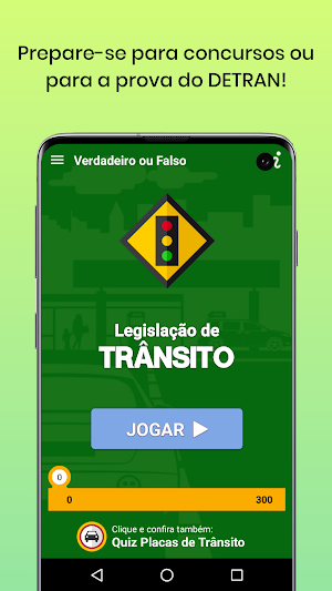 Quiz Legislação de Trânsito Screenshot 0
