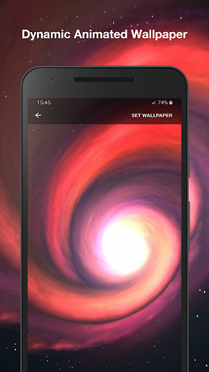 Spiral Galaxy Live Wallpaper PRO Screenshot 1