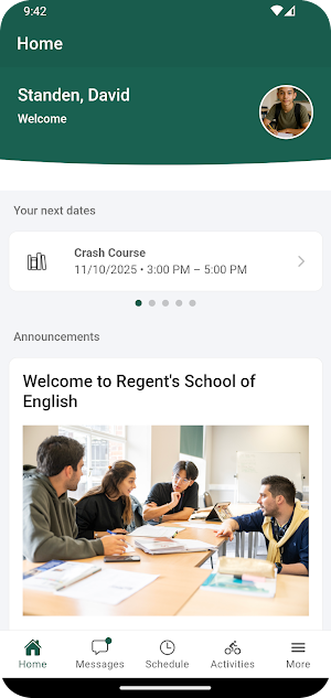 Regent's School of English Screenshot 0