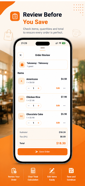 OrderPad: Restaurant Orders Screenshot 3