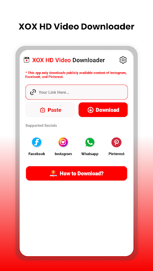 XOX HD Video Downloader Screenshot 1