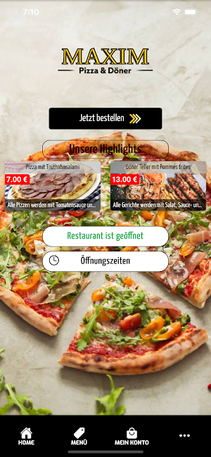 Maxim Pizza & Döner Screenshot 0