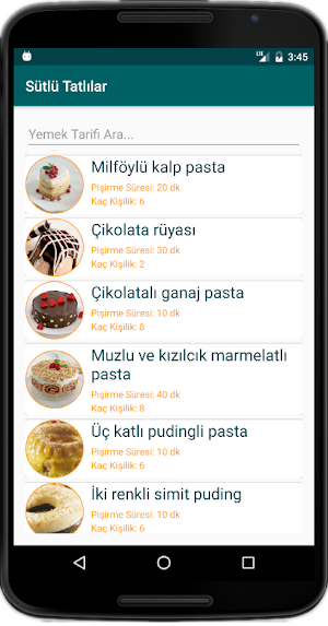İnternetsiz Sütlü Tatlı Tarifleri Screenshot 3