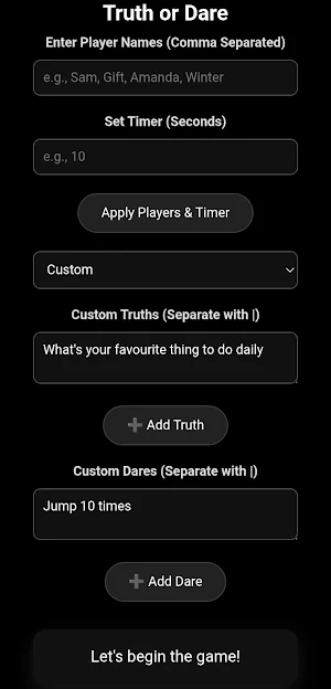 Truth or Dare Screenshot 2