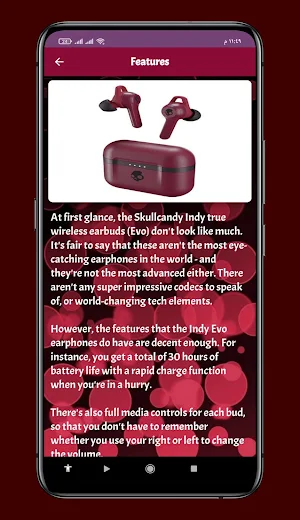 Skullcandy indy evo guide Screenshot 2