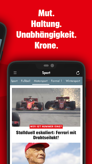 Krone Sport Screenshot 2