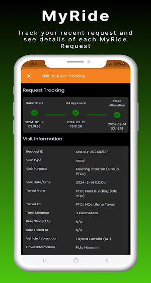 MyRide Screenshot 2