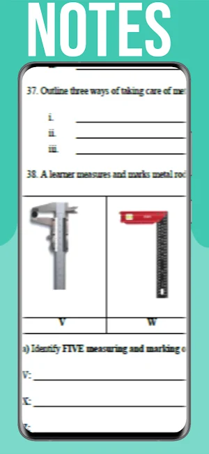 Metal Tech CBC Grade 10 Notes Screenshot 3