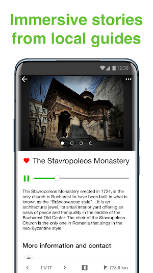 Bucharest SmartGuide - Audio Guide & Offline Maps Screenshot 3
