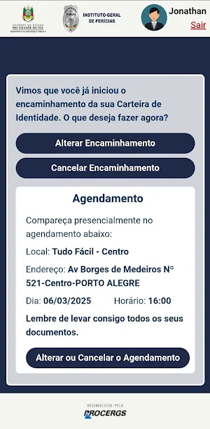 Identidade Fácil RS Screenshot 1
