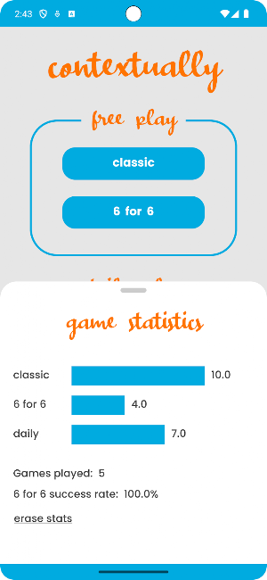 Contextually: Contexto AI game Screenshot 1
