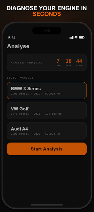 AI Car Engine Sound Analyzer Screenshot 1