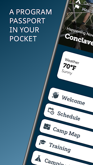 Section E17 Conclave App Screenshot 1