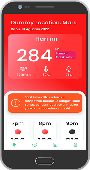 AQIMonitor Screenshot 1