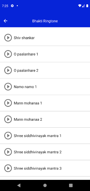 Bhakti Ringtones Screenshot 1