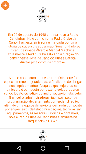 Clube Canoinhas Screenshot 2