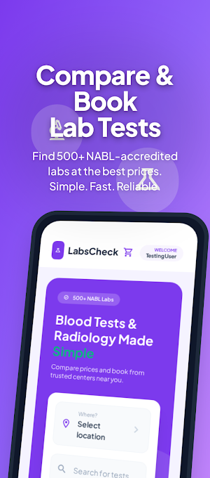 LabsCheck: Compare & Book Test Screenshot 0
