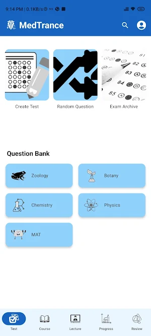 MedTrance - MBBS Entrance Prep Screenshot 0