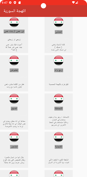 اللهجة السورية Screenshot 2