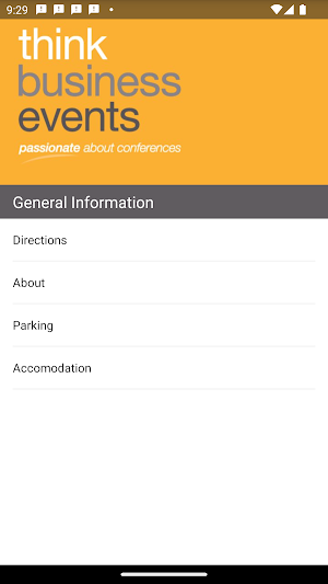Think Business Events Screenshot 3