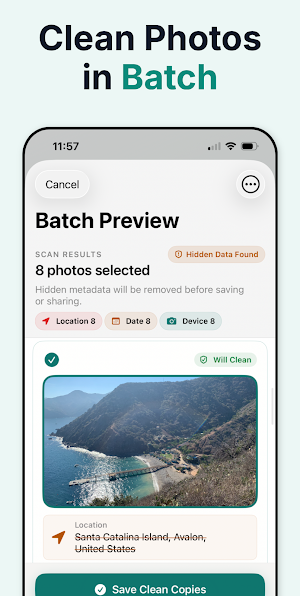 Metadata Remover - Photo EXIF Screenshot 3