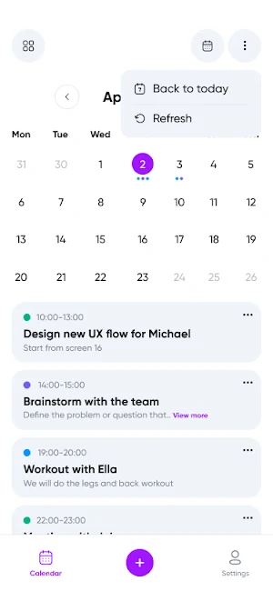 Your Calendar - Schedule Maker Screenshot 0