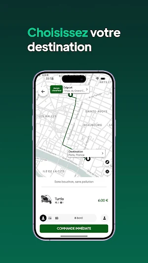 Turtle: commandez un vélo-cab Screenshot 1