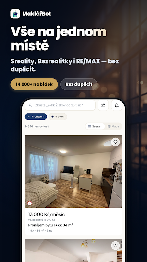 MaklerBot: Czech Real Estate Screenshot 1