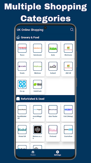 UK Shopping: All in One Store Screenshot 1