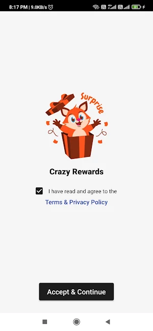 Crazy Fox Rewards Screenshot 1