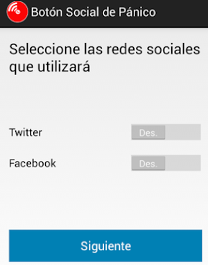 Botón Social de Pánico Screenshot 0