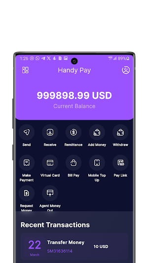 HandyPay Screenshot 2