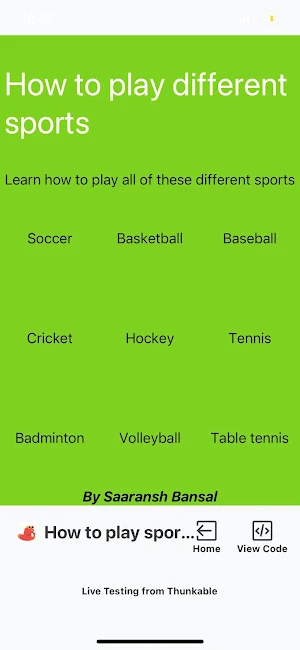 How to play sports Screenshot 3