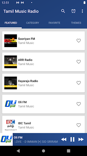 Tamil FM Songs – Tamil FM Music Radio Stations Screenshot 0