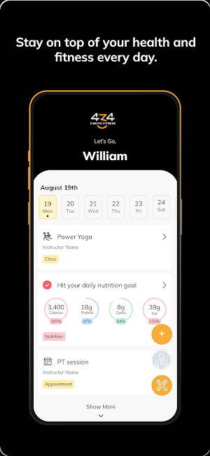 434 Kinetix Fitness Screenshot 1