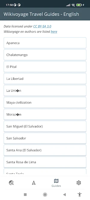 El Salvador Offline Map Screenshot 2