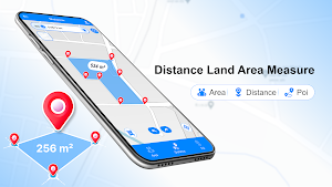 Distance Land Area Measure Screenshot 0