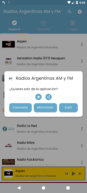 Radios Argentinas AM y FM Screenshot 2