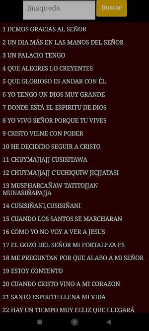Him. Coros Alabanzas Adoración Screenshot 2
