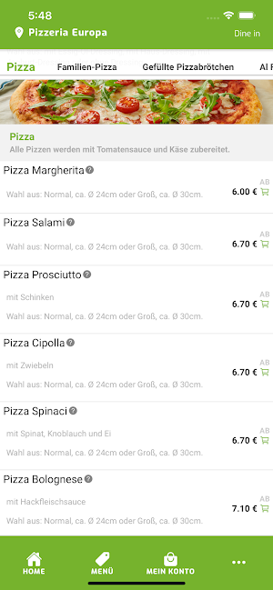 Pizzeria Europa Bochum screenshot 3