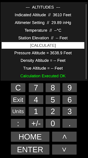 Pilot Flight Computer Screenshot 3
