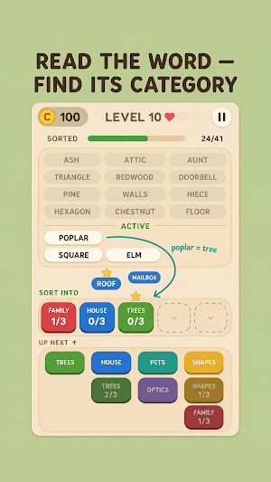 Spellsort: Magic Word Puzzle Screenshot 2